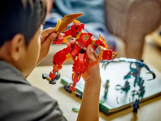 Picture of LEGO Ninjago 71808 Kai’s Elemental Fire Mech Toy