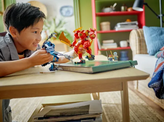 Picture of LEGO Ninjago 71808 Kai’s Elemental Fire Mech Toy
