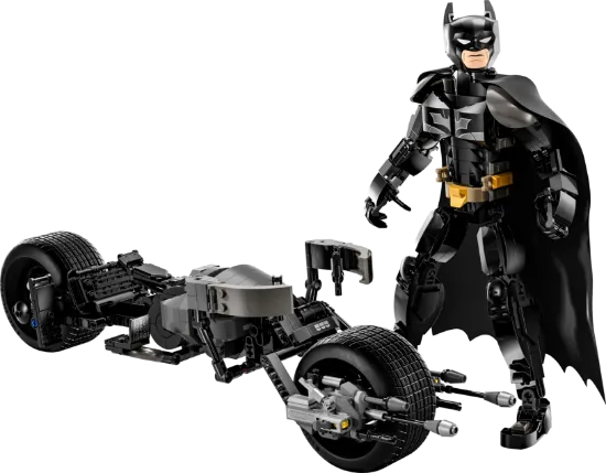 LEGO Super Heroes DC 76273 Batman Construction Figure and the Bat-Pod Bike