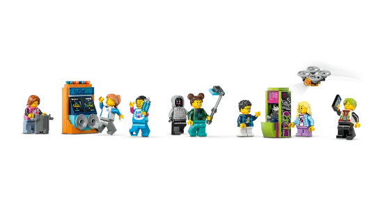 Picture of LEGO City 60421 Robot World Roller-Coaster Park