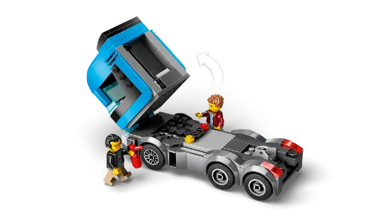 Picture of LEGO City 60408 Car Transporter Truck with Sports Cars