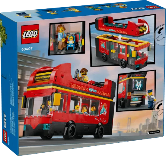 Picture of LEGO City 60407 Red Double-Decker Sightseeing Bus