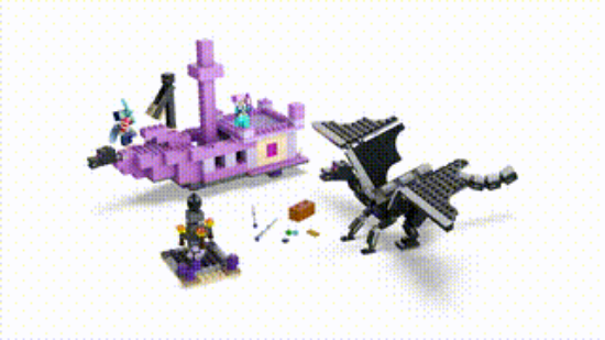 Picture of LEGO Minecraft 21264 The Ender Dragon and End Ship