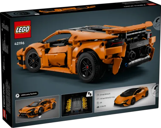 Picture of LEGO Technic 42196 Lamborghini Huracán Tecnica Orange