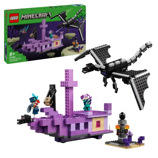 Picture of LEGO Minecraft 21264 The Ender Dragon and End Ship