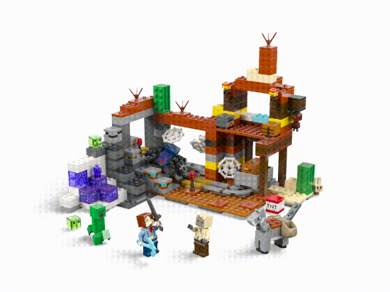Picture of LEGO Minecraft 21263 The Badlands Mineshaft