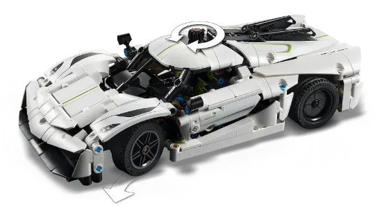 Picture of LEGO Technic 42184 Koenigsegg Jesko Absolut Whi.. V29