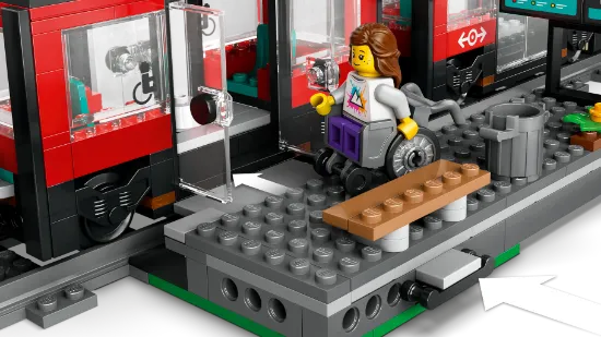 Picture of LEGO City Trains 60423 Downtown Streetcar and Station V29
