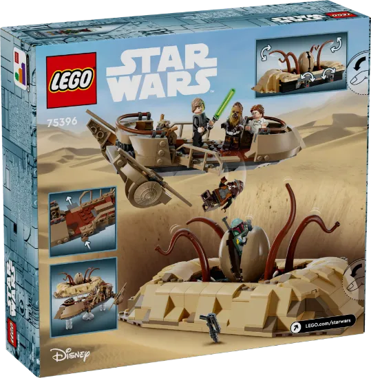Picture of  LEGO Star Wars 75396 Desert Skiff & Sarlacc Pit