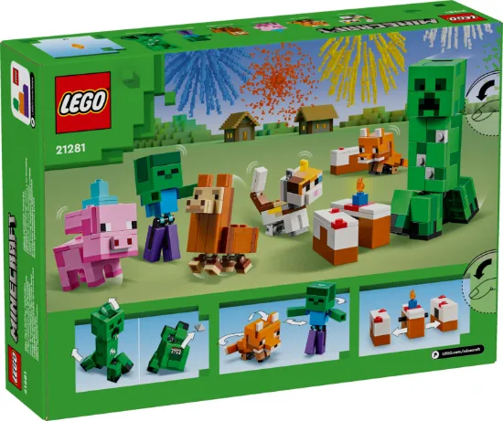 Picture of LEGO Minecraft 21281 Baby Pig's Birthday Celebration
