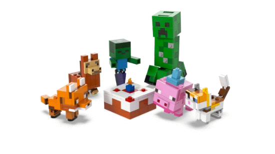 Picture of LEGO Minecraft 21281 Baby Pig's Birthday Celebration