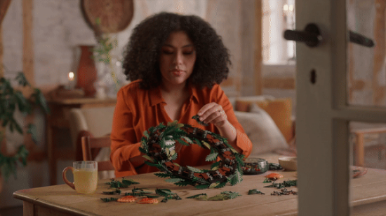 LEGO Icons 10370 Poinsettia Plant Decor Building Set VDO