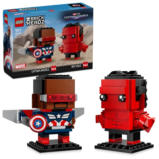 Picture of LEGO Super Heroes 40668 Captain America & Red Hulk Figures