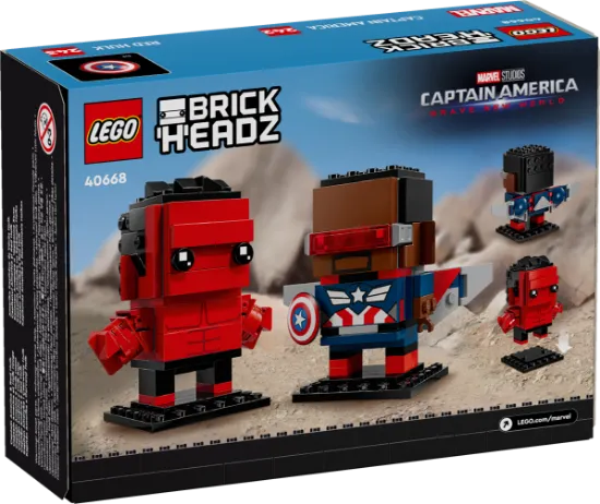 Picture of LEGO Super Heroes 40668 Captain America & Red Hulk Figures