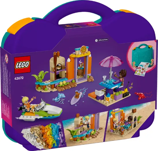 LEGO 42672 Friends Creative Beach and Travel Suitcase package