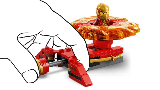 Picture of LEGO NINJAGO 71823 Kai Dragon Spinjitzu Spinner 