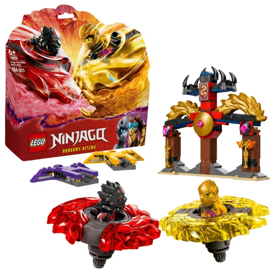 LEGO NINJAGO 71826 Dragon Spinjitzu Battle Pack  for boys package