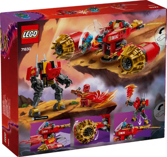 LEGO NINJAGO 71830 Kai Mech Storm Rider package