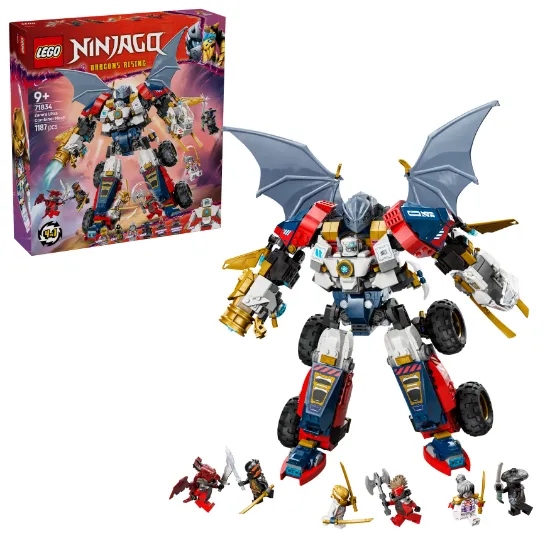 LEGO NINJAGO 71834 Zane Ultra Combiner Mech for boys package