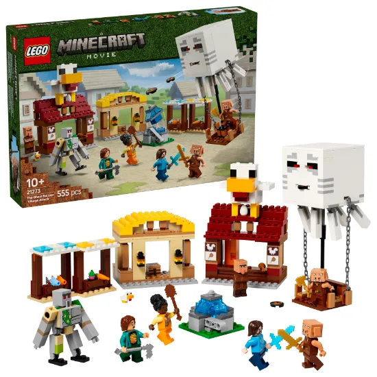Picture of LEGO Minecraft 21273 The Ghast Balloon Village Attack