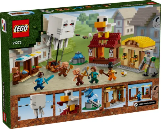 Picture of LEGO Minecraft 21273 The Ghast Balloon Village Attack