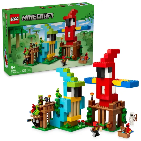 Picture of LEGO Minecraft 21282 The Parrot Houses