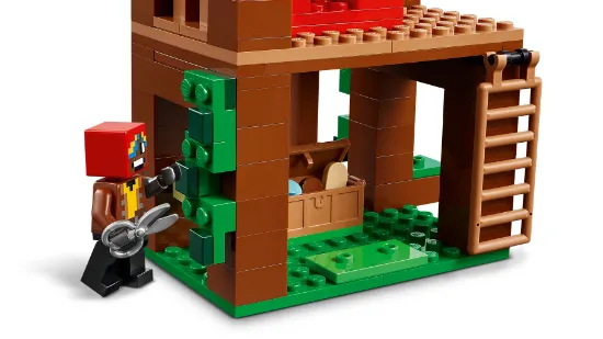 Picture of LEGO Minecraft 21282 The Parrot Houses