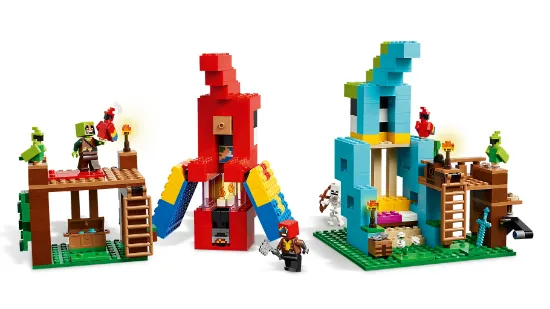 Picture of LEGO Minecraft 21282 The Parrot Houses