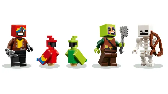 Picture of LEGO Minecraft 21282 The Parrot Houses