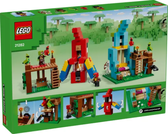 Picture of LEGO Minecraft 21282 The Parrot Houses