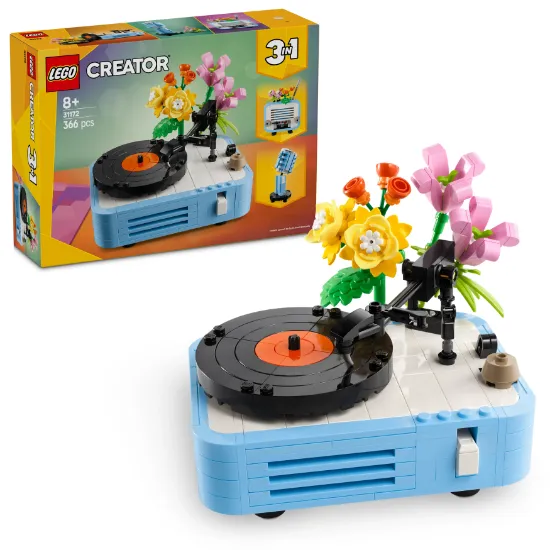 Picture of LEGO Creator 31172 Record Player with Flowers