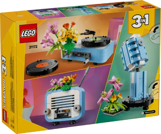 Picture of LEGO Creator 31172 Record Player with Flowers