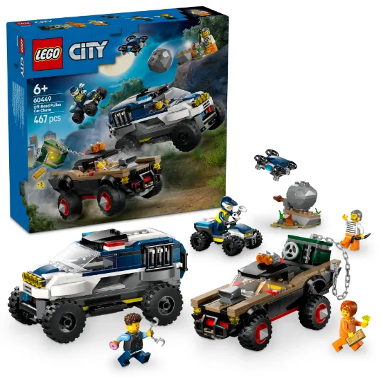 Picture of LEGO City 60449 Off-Road Police Car Chase