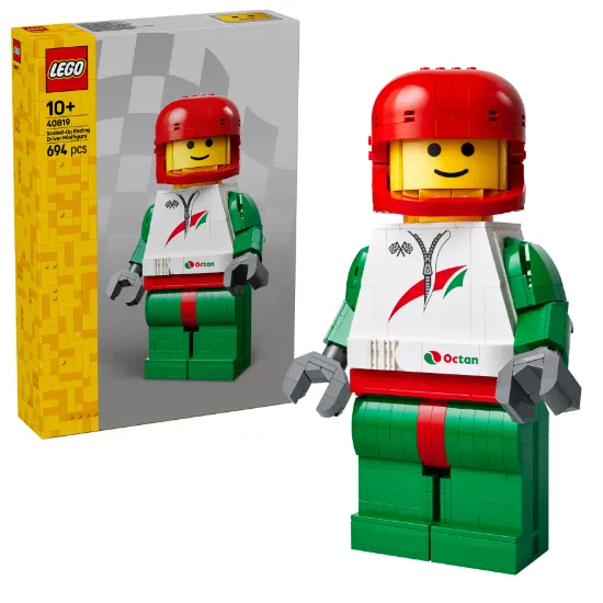 Picture of LEGO Up-Scaled 40819 Racing Driver Minifigure