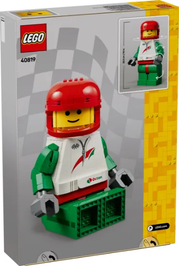Picture of LEGO Up-Scaled 40819 Racing Driver Minifigure