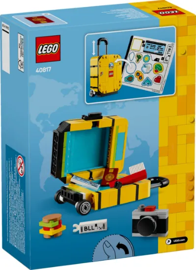 Picture of LEGO 40817 Yellow Travel Suitcase