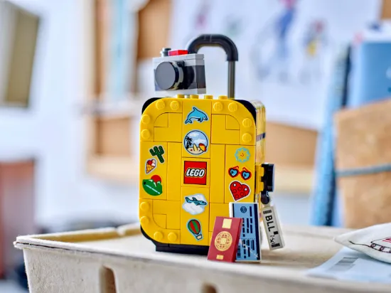 Picture of LEGO 40817 Yellow Travel Suitcase