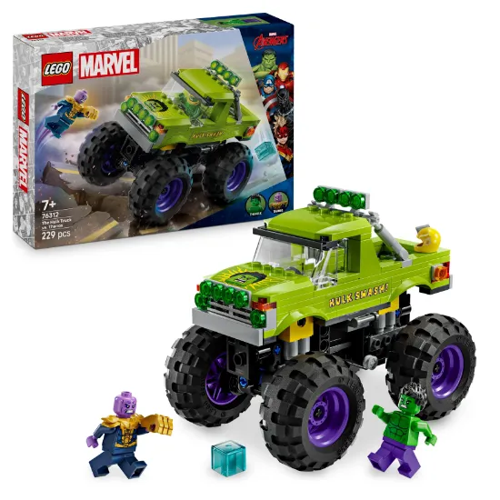 Picture of LEGO Marvel 76312 The Hulk Truck vs. Thanos