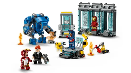 Picture of LEGO Marvel 76315 Iron Man’s Laboratory: Hall of Armor