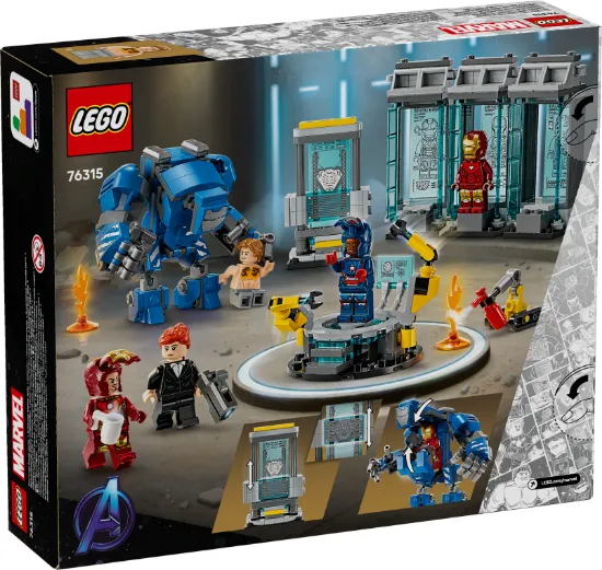 Picture of LEGO Marvel 76315 Iron Man’s Laboratory: Hall of Armor