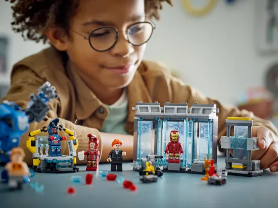 Picture of LEGO Marvel 76315 Iron Man’s Laboratory: Hall of Armor
