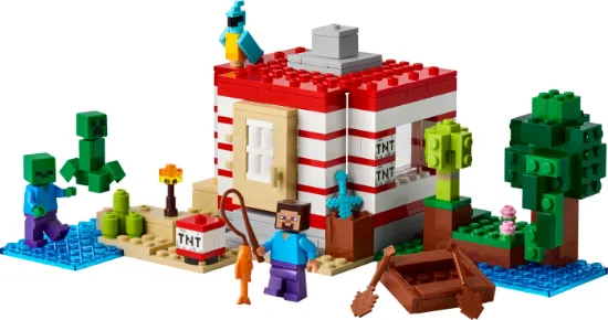 Picture of LEGO Minecraft 21275 The TNT Jungle House