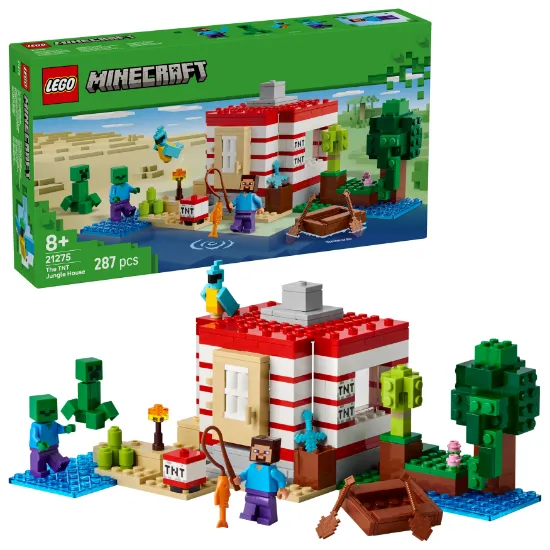 Picture of LEGO Minecraft 21275 The TNT Jungle House