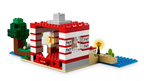 Picture of LEGO Minecraft 21275 The TNT Jungle House