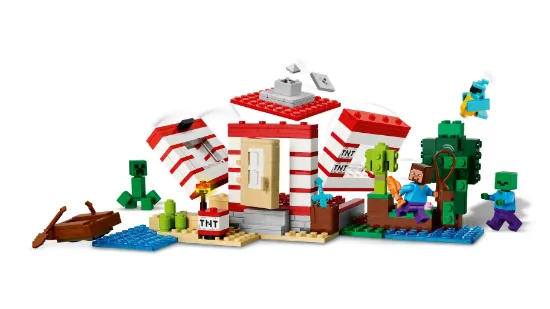 Picture of LEGO Minecraft 21275 The TNT Jungle House