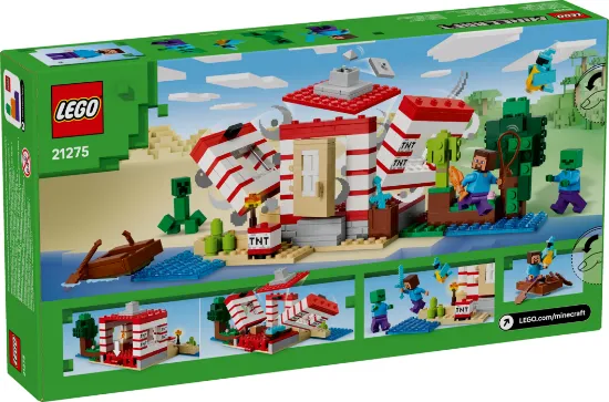 Picture of LEGO Minecraft 21275 The TNT Jungle House