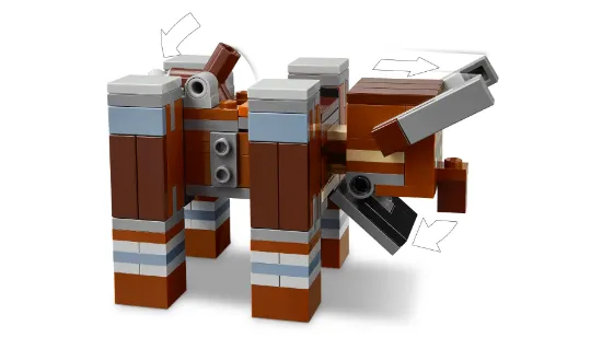 Picture of LEGO Minecraft 21278 The Pillager Outpost and Ravager