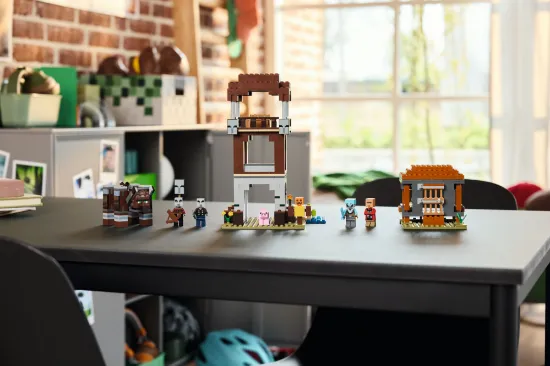 Picture of LEGO Minecraft 21278 The Pillager Outpost and Ravager