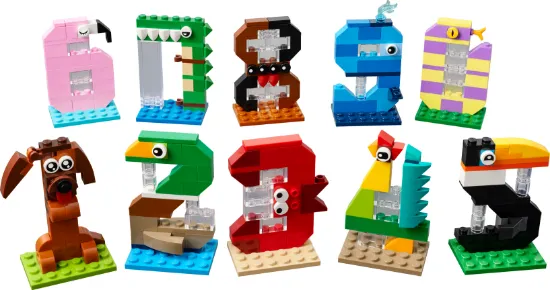 Picture of LEGO 40807 Birthday Numbers