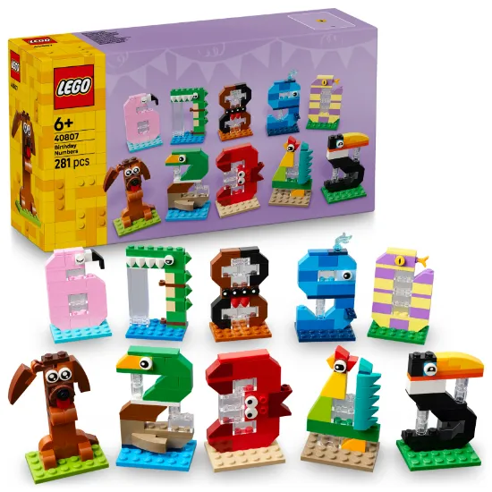 Picture of LEGO 40807 Birthday Numbers